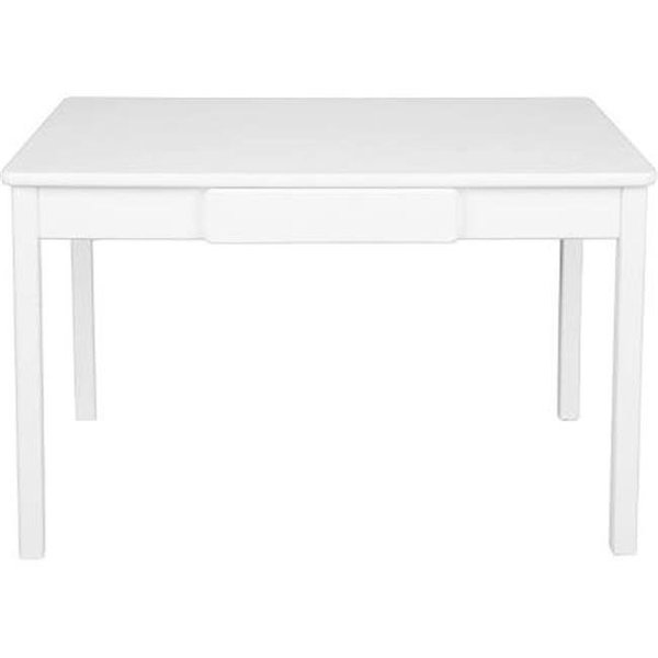 Little Colorado Little Colorado 046SW 23 x 36 x 24 in. Arts & Craft Table - Solid White 046SW